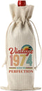 PKW 50th Birthday Decorations for Women Her, 50th Birthday Wine Bag, Funny 50th Birthday Gifts for Women Wine Bag, Wine Bag 50th Birthday Gifts, 5...