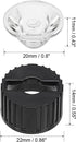 uxcell 10 pcs 20mm LED Lens 15 Degree with Black Holder for 1W 3W High Power LED Light...