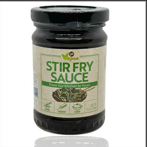 24Vegan Stir Fry Sauce - Vegan - All Natural - Non GMO - No MSG - 7.5oz - Stir Fry and Dipping Sauce...