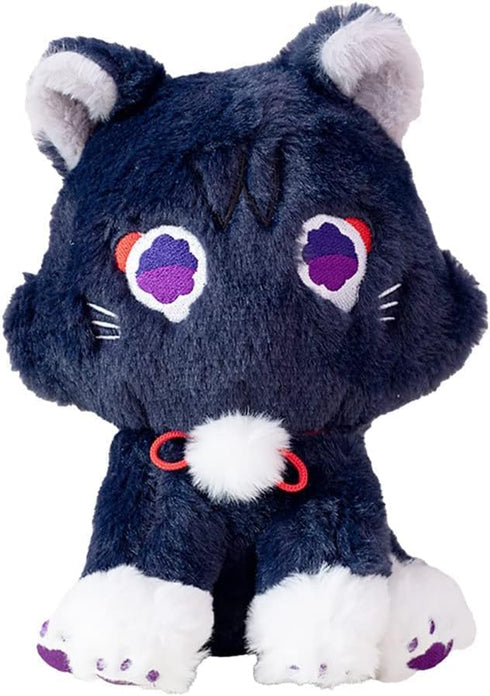 8.6inch Genshin Impact Cat plush Toy,Wanderer Cat Plush Stuffed Animal Plushies,Cute Genshin Impact Scaramouche Cat Plush Doll Stuffed Toy,Soft Sc...