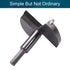 Utoolmart 80mm Forstner Drill Bits, Cemented Carbide Wood Cutter Tool, Hex Shank Woodworking Hole Saw Cutter, Length: 80mmLength Woodworking Hole ...