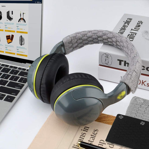 Geekria 2 PCS Knit Fabric Headband Pad Compatible with Bose, AKG, Sennheiser, Sony Headphones Replacement Band, Headset Head Top Cushion Cover Rep...