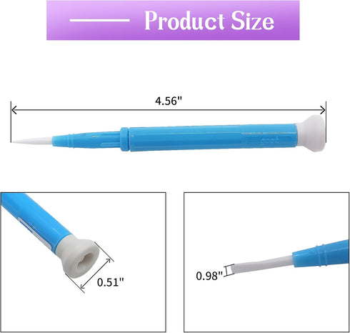 YXQ Ceramic Screwdriver Stepper Anti-static Adjustment Hand Tool 1.3mm,1.8mm,2.6mm,2mm Screwdriver Bit,Set of 4...
