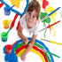 DIYASY 4 Pcs Kids No Spill Paint Cups and 4 Round Paint Brushes 4 Colors Spill Proof Paint Cups for Children’ Art Class and Home....