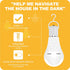 A19 Rechargeable Light Bulbs Emergency Light Bulb for Power Outages, Led Bulb 60 Watt Equiv., Self-charging Light Bulb 1200mAh Battery Backup Ligh...