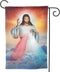 YISHOW Divine Mercy Jesus Christian Garden Flag Double Sided Vertical Lord Faith Christian Religious House Flags Yard Signs Outdoor Decor 12.5"X18...