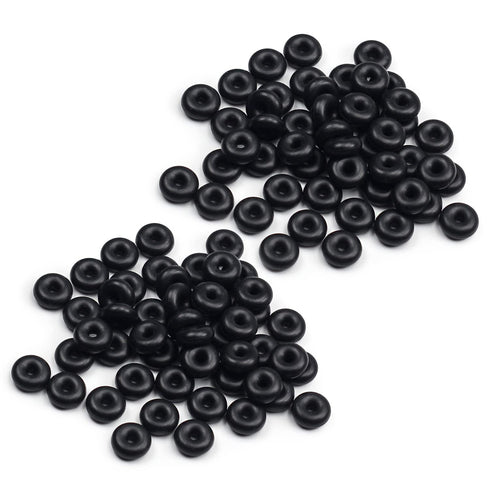 Othmro 500pcs Nitrile Rubber O-Rings, 2mm Wire Dia 6mm OD Metric Sealing Nitrile NBR Rubber Washers for Oil or Air Sealing, Professional Plumbing,...