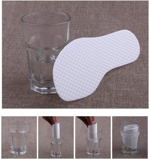 10Pairs(Non-Sticky) White Disposable Breathable Slim Barefoot Insoles Natural Sweat Insoles Feet Solution Treatment Shoe Insert Pads for Walking J...