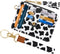 Slim Zipper Credit Card Holder with Keychain Wristlet Small RFID Leather Wallet with ID Window for Women,Cow...