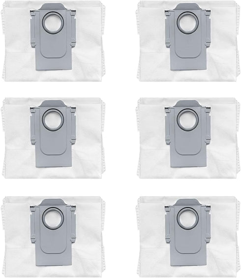 Replacement Dust Bag for Roborock S8/S8+/S8 Pro Ultra Robot Vacuum Cleaner, Large Capacity Disposable Bag for for Roborock S8 Accessories, 6 Pack...