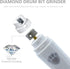 Dog Nail Grinder, Upgraded Pet Cat Dog Nail Trimmers Clippers Kit, 2 Speed Rechargeable Electric Pet Nail Grinder Quiet Low Noise Grooming & Smoot...