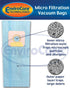 EnviroCare Replacement Micro Filtration Vacuum Cleaner Dust Bags made to fit Riccar 2000, 4000 and Vibrance Series. Simplicity 5000, 6000 and Symm...
