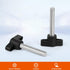 M6 x 15mm Z Type Handle Thumb Screws Plastic Head Mechanical Handle Bolts T-Shaped Wing Adjustable Knobs Carbon Steel, 5 PCS...