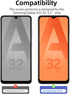 NEW'C [3 Pack Designed for Samsung Galaxy A32 5G Screen Protector Tempered Glass, Case Friendly Anti Scratch Bubble Free Ultra Resistant......