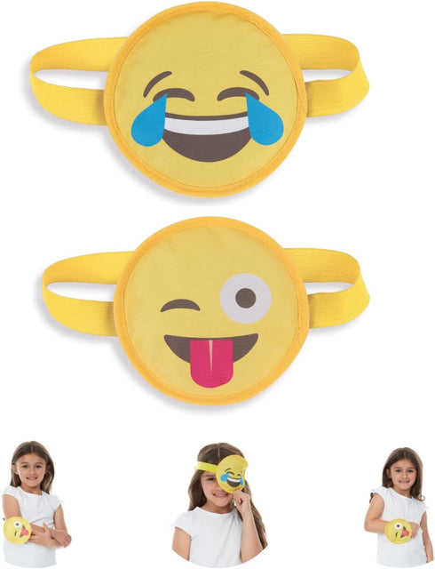 FOMI Kids Hot Cold Gel Ice Packs | 2 Pack | Multi-Use Fun Emoji Designed Wrap for Head, Eyes, Elbow, Wrist, Ankle, Knee | Pain Relief for Children...