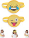 FOMI Kids Hot Cold Gel Ice Packs | 2 Pack | Multi-Use Fun Emoji Designed Wrap for Head, Eyes, Elbow, Wrist, Ankle, Knee | Pain Relief for Children...