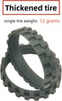4 Pack Replacement Tires Compatible with iRobot Roomba j7, 500,600,700,800,900, e and i Series Models, Anti-Slip Wheel Tires Replacement, Great Ad...