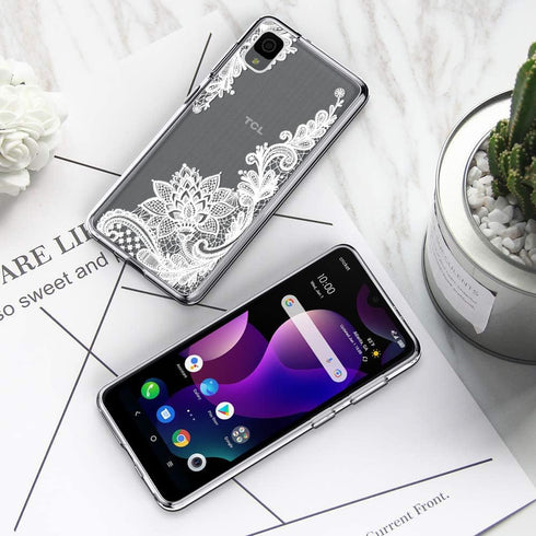 (3 Pack) for TCL 30Z Case, Shock-Absorption Anti-Scratch Crystal Clear Soft TPU Bumper Protective Phone Case Cover for Alcatel TCL 30Z 30 Z 4G LTE...