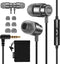 UliX Rider Wired Earbuds in-Ear Headphones, Earphones with Microphone, 5 Years Warranty, with Anti-Tangle Cable, Ear Buds for iPhone, iPad, Samsun...