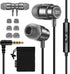 UliX Rider Wired Earbuds in-Ear Headphones, Earphones with Microphone, 5 Years Warranty, with Anti-Tangle Cable, Ear Buds for iPhone, iPad, Samsun...