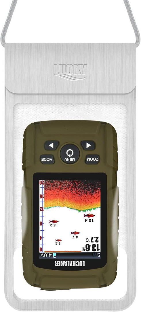 LUCKY Fish Finder Waterproof Case Portable Water Resistant Mobile Bag Handheld Dry Bag Lightweight...