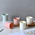 Coffee Mugs Set of 5, 10 Ounce Unbreakable Plastic Cups With Handle, 3 Basic Colors, Dishwasher Safe...