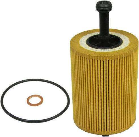 ECOGARD X8113 Premium Cartridge Engine Oil Filter for Conventional Oil Fits Audi TT Quattro 3.2L 2004-2009, A3 Quattro 3.2L 2006-2009, A3 2.0L DIE...