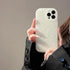 Translucent Iridescent Marble Phone Case Compatible with iPhone Case (iPhone 13 Pro,White)...