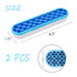 TANG SONG 2 PCS Silicone Make up Brush Holder Cosmetic Storage Box Desktop Organizers (Blue)...