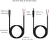 4FT DC 5.5MM x 2.1MM Male and Female Plug to Bare Wire Open End Power Wire Supply Repair Cable,Barrel Connector for CCTV Camera,DVR,LED Strip Ligh...