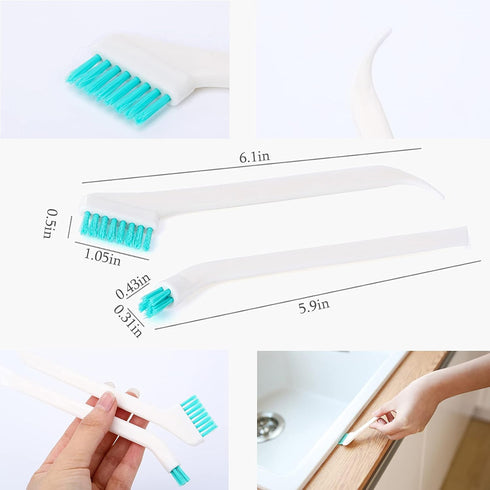 5Pcs Household Cleaning Brushes,Precision Cleaning Brush Kit/Cleaning Tools, for Corner Stain Dirt Clean Brush,Deep Detail Crevice Cleaner Brush S...