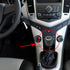 Qiilu Gear Shift Knob Shift Lever Stick Head Fit for Cruze 2008 2009 2010 2011 2012 Shifter Knob(6 speed)...