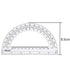 eBoot Plastic Protractor Protractor 180 Degrees, 4 Inch and 6 Inch, Clear, 2 Pieces...