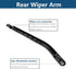 Rear Wiper Arm Blade Set Replacement for Toyota 4Runner 2003-2009, Rear Windshield Wiper for Back Windshield Window - 8524235020, 8524235021, 8529...