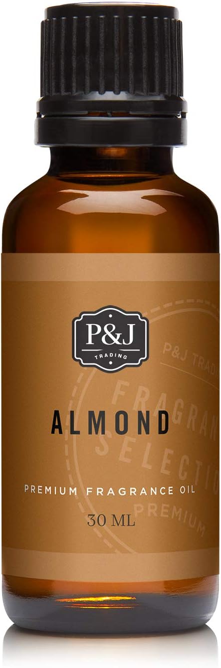 P&J Trading Fragrance Oil | Almond Oil 30ml - Candle Scents for Candle Making, Freshie Scents, Soap Making Supplies, Diffuser Oil Scents...