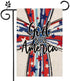Garden Flag,Garden Decor Garden Flags 12x18 Double Sided 2024 Patriotic Decorations Lawn Flags for Outside,God Bless America Flag Summer Garden Fl...