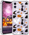 Halloween Clear Phone Case for iPhone 11, Ghost Pumpkin Pattern Case Cover Soft TPU Protective Slim Shockproof Cover Boys Girls Phone Case for iPh...