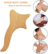 Whole Body Wood Scraping Board, Wooden Massage Tool, can be Used for Body Shaping, Cellulite Reduction, Gua Sha, Muscle Relaxation 13x6.3 inches...