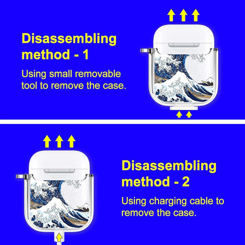MOSNOVO Case for Airpods 1 & Airpods 2, Protective Clear Case with Shockproof Dual Layer Hard Luxe Metal Ring Designed for AirPods 1&2 Generation ...
