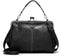 Segater® Women Retro Hollow Oil Wax PU Leather Handbag Kiss Lock Crossbody Purse Vintage Messenger Bag Tote...