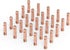 YESWELDER 25-pk MIG Welding Contact Tip 11-35 (0.035") for Lincoln Tweco MIG Guns 100L Mini...