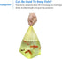 Small Trash Bags with Quick-Dispense, 4 Gallon Trash Bags with Cute and Compact Package, 100 Count (Yellow)...