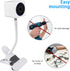 Gooseneck Clip Wall Mount for Wyze Cam OG and More Cameras with 1/4" Threaded Hole...