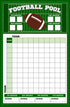 Football Big Game Betting Pool Box Squares Scoreboard Bowl Office Party Game Supplies Decorations (3-11x17" Games)...