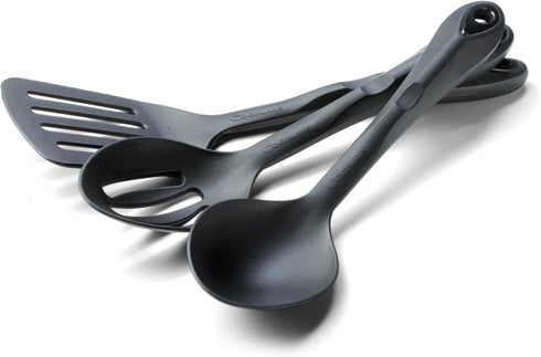 Coghlan's 3-Piece Nylon Utensil Set – Slotted Spoon, Spatula, and Serving Spoon – Heat-Resistant, Lightweight, Durable, and Nonstick-Safe Kitchen ...