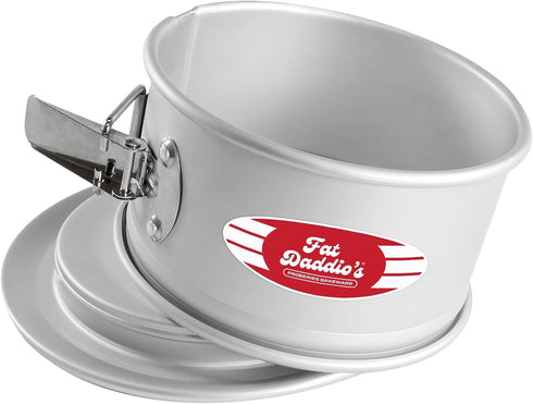 Fat Daddio's PSF-63 Anodized Aluminum Springform Pan, 6 x 3 Inch...