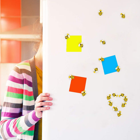 20 Pieces Bees Refrigerator Magnets Cute Bees Fridge Magnets Colorful Whiteboard Bee Magnets for Office Whiteboard Fridge Dry Erase Board (0.8 x 0...