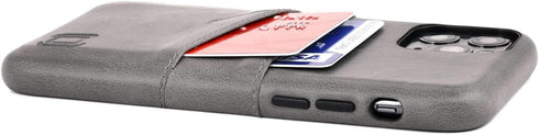 Dockem Wallet Case for iPhone 11 Pro: Built-in Metal Plate for Magnetic Mounting & 2 Credit Card Holders: M2 Exec Premium Synthetic Leather (5.8, ...