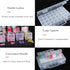 SanerDirect 32 Grids Diamond Painting Drill Storage Containers, Diamond Organizer Case Embroidery Beads Storage Box with Label...