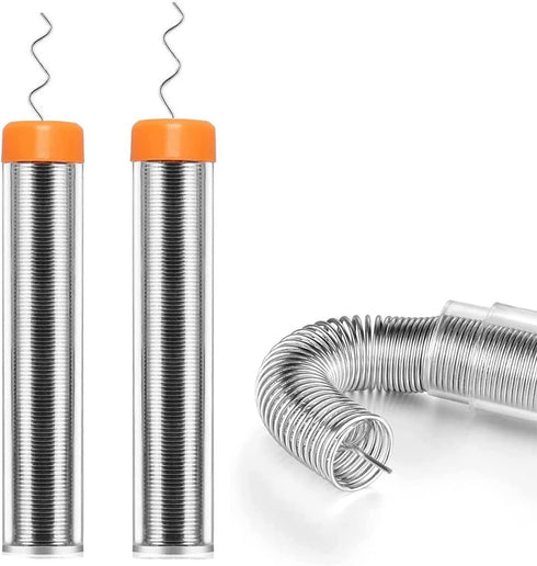 2Pcs Solder Wire,1mm Diameter Rosin Core Solder for Electronic Electrical Soldering Components Repair(Net 20g)...